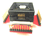 Open top 32 pin QFP Pin Monitor Adapter